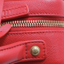 Chanel Small Filigree Vanity Case Red