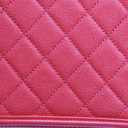 Chanel Small Filigree Vanity Case Red