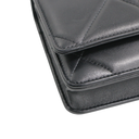 Chanel Quilted Leather 19 Wallet On Chain Black