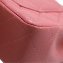 Chanel Mini Pink Lambskin Rectangular Classic Flap
