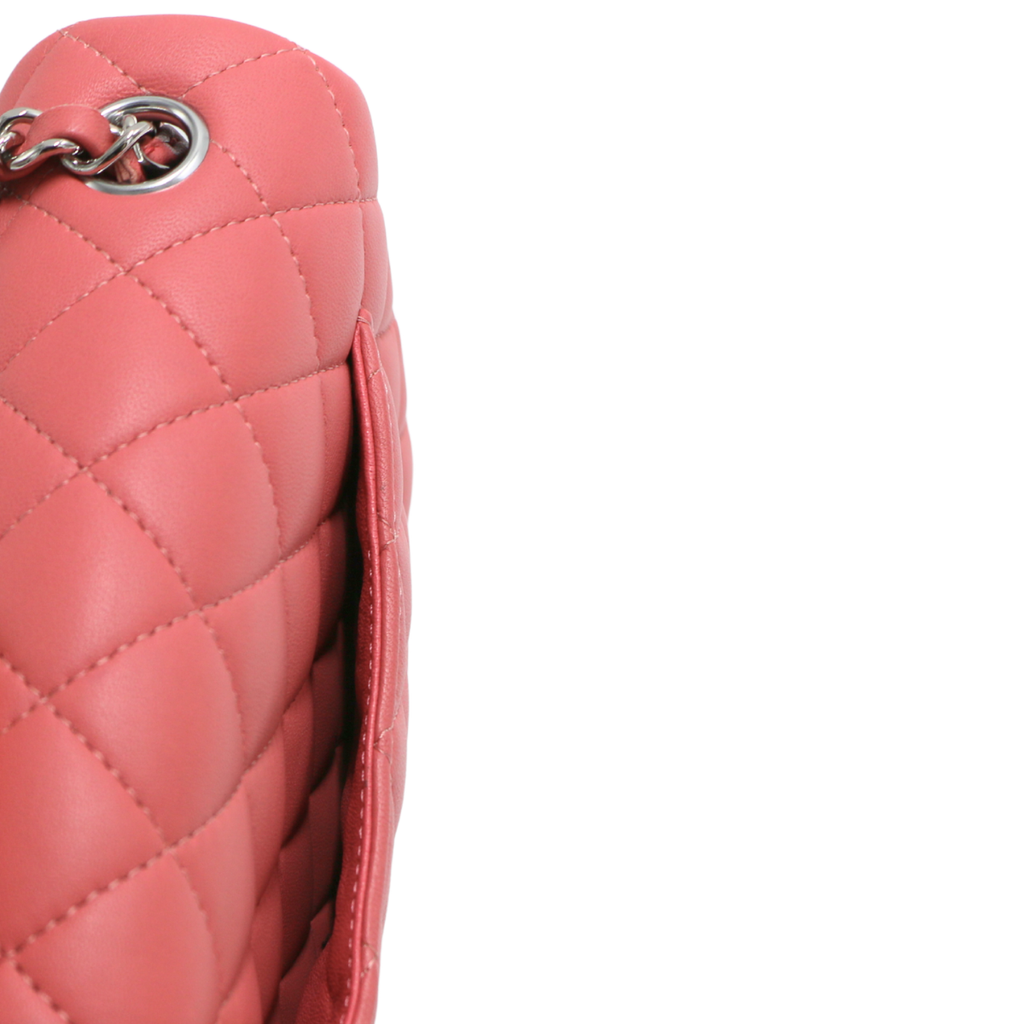 Chanel Mini Pink Lambskin Rectangular Classic Flap