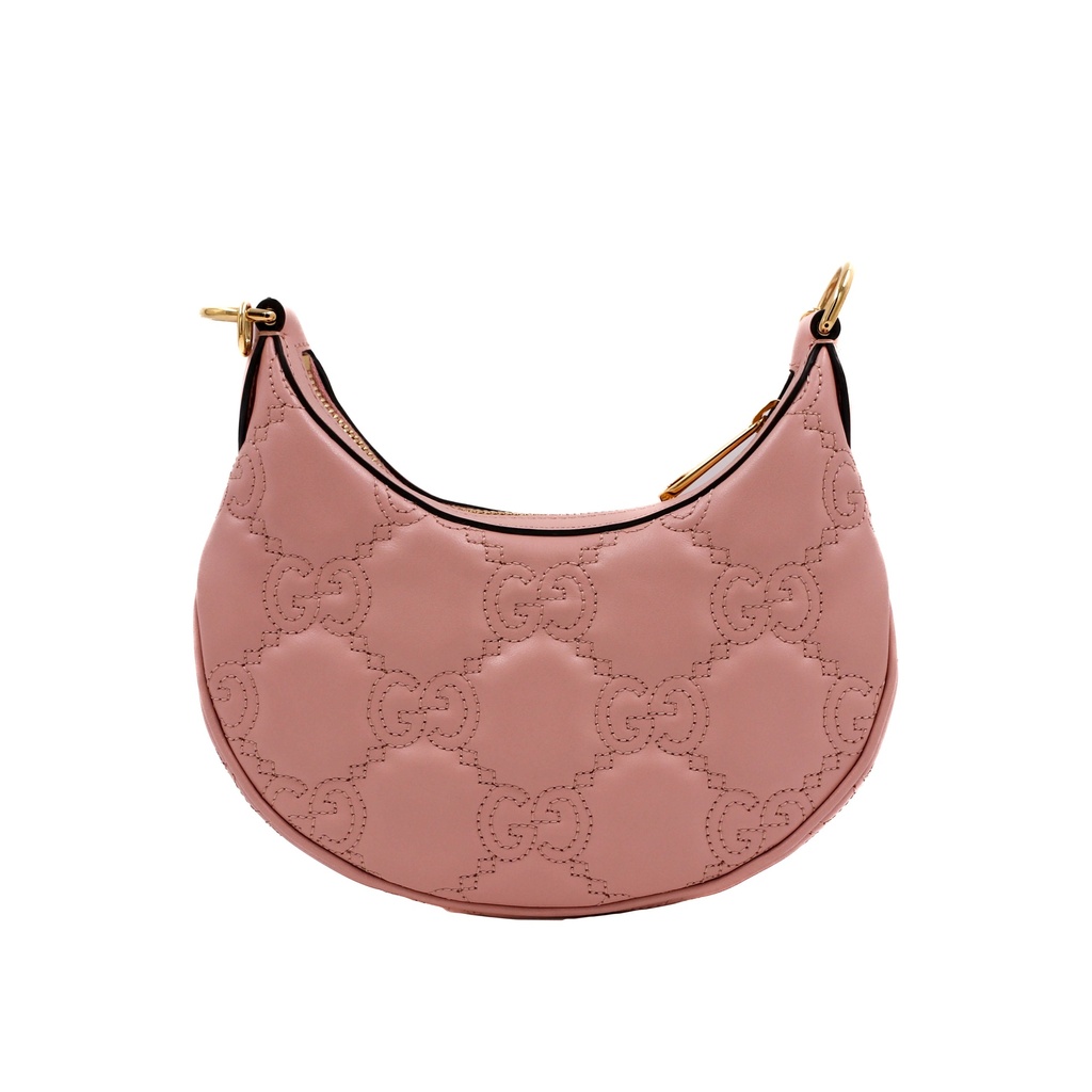 Gucci GG Matelassé Mini Bag In Pink Leather 739736