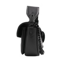 Gucci GG Marmont small shoulder bag in Black leather 734814