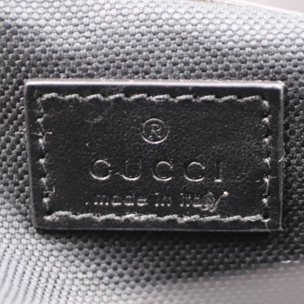 Gucci GG Marmont small shoulder bag in Black leather 734814