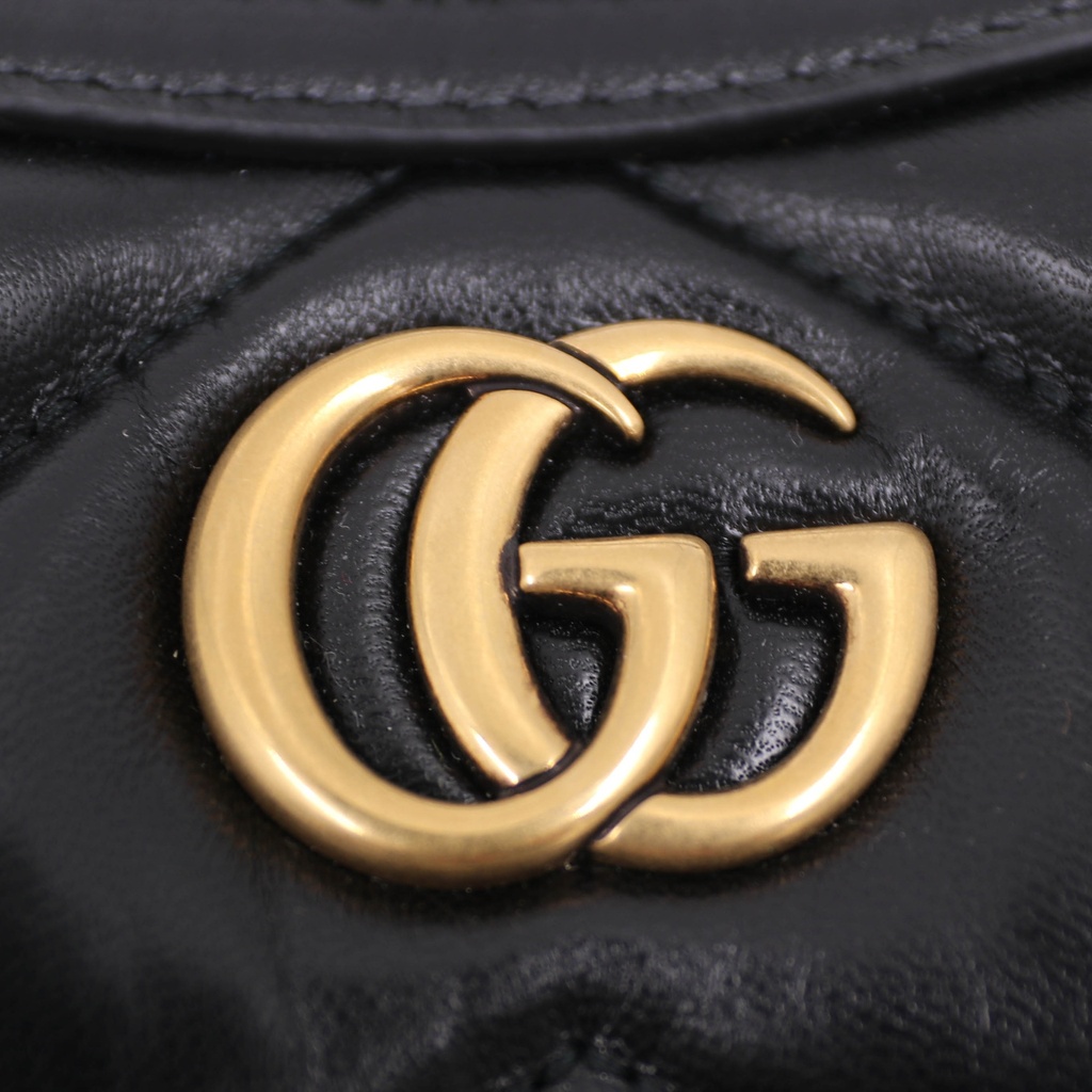 Gucci Small GG Marmont Bag Black 777263