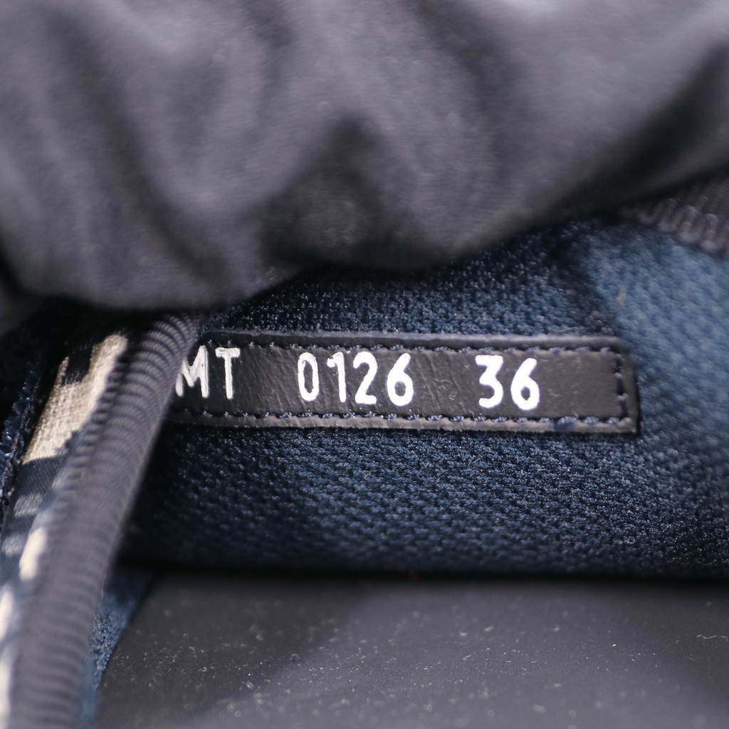 Christian Dior Technical Stretch Fabric Camouflage Slide Blue Size 36