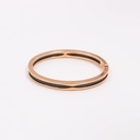 Bvlgari B.Zero1 Bracelet Black Ceramic S 750PG L22STT No Year