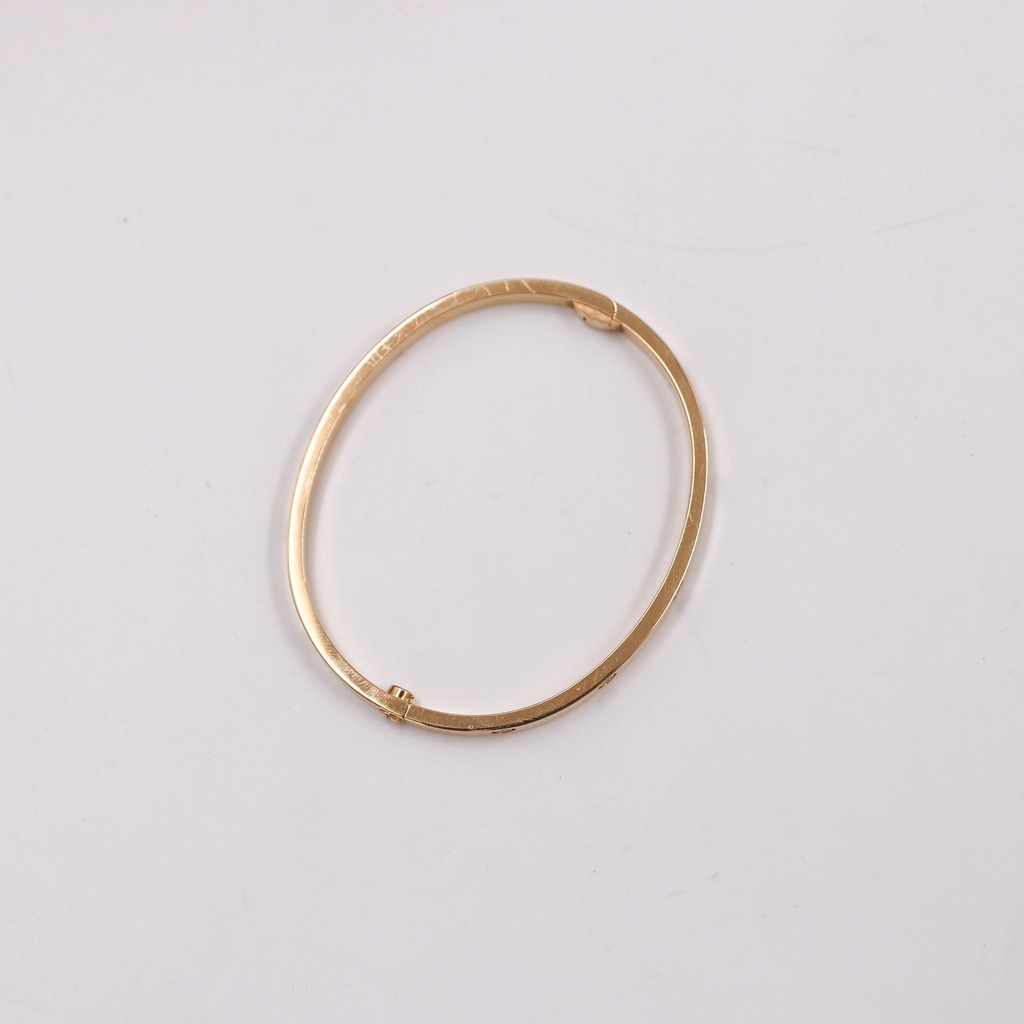 Cartier Love Bracelet Half Diamond 6PD 750YG 16 JEB492 12.10.2020