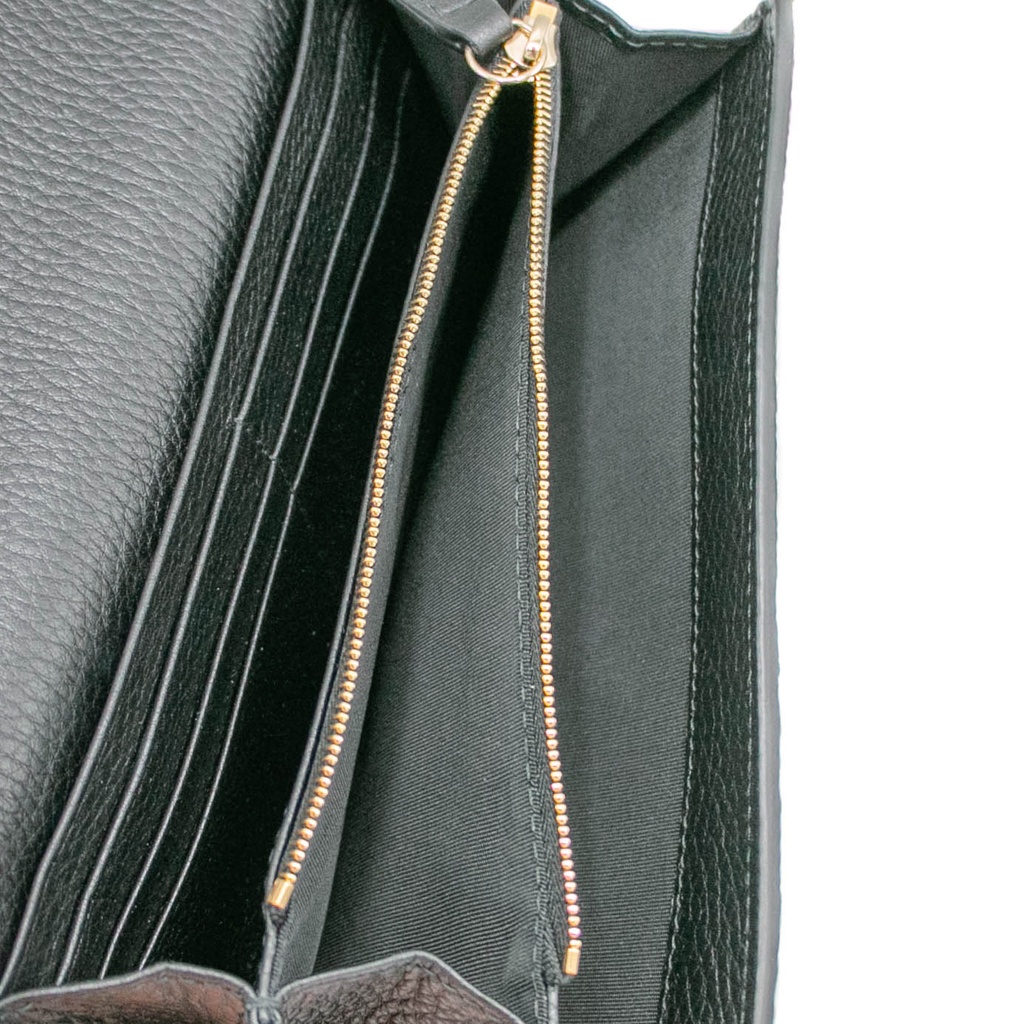 Gucci Guccissima Continental Wallet Black 815922