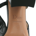 Christian Dior Idylle ballet heels in Lamskin Leather Black Size 37