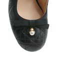 Christian Dior Idylle ballet heels in Lamskin Leather Black Size 37