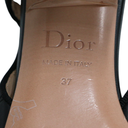 Christian Dior Idylle ballet heels in Lamskin Leather Black Size 37