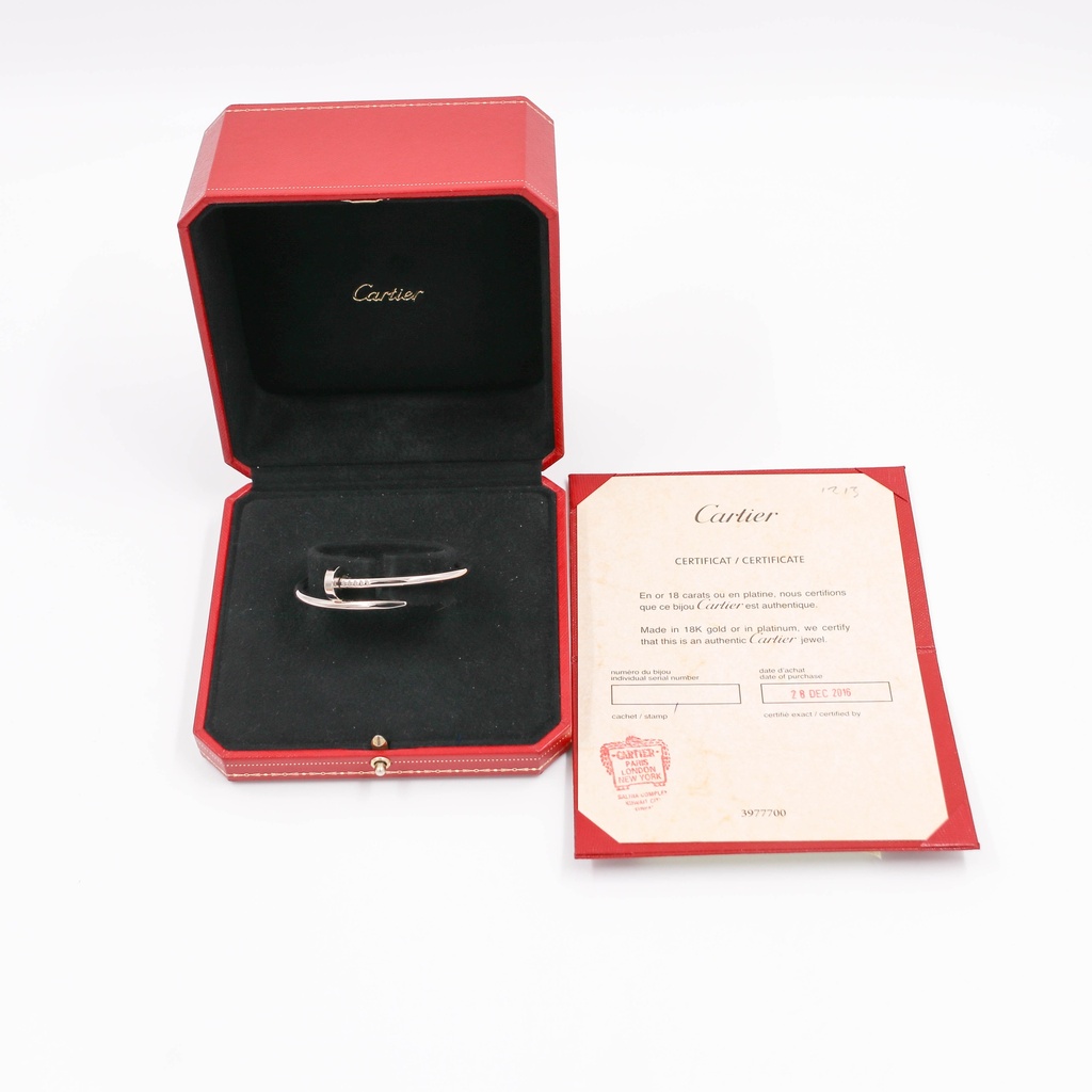 Cartier Juste un Clou Bracelet 750WG DBY823 2016