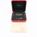 Cartier Love Bracelet Half Diamonds 6PD SM 750PG 17 LIW516 2020