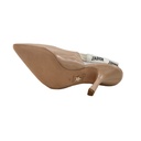 Christian Dior J'Adior Slingback Pump Beige Patent Calfskin Size 37