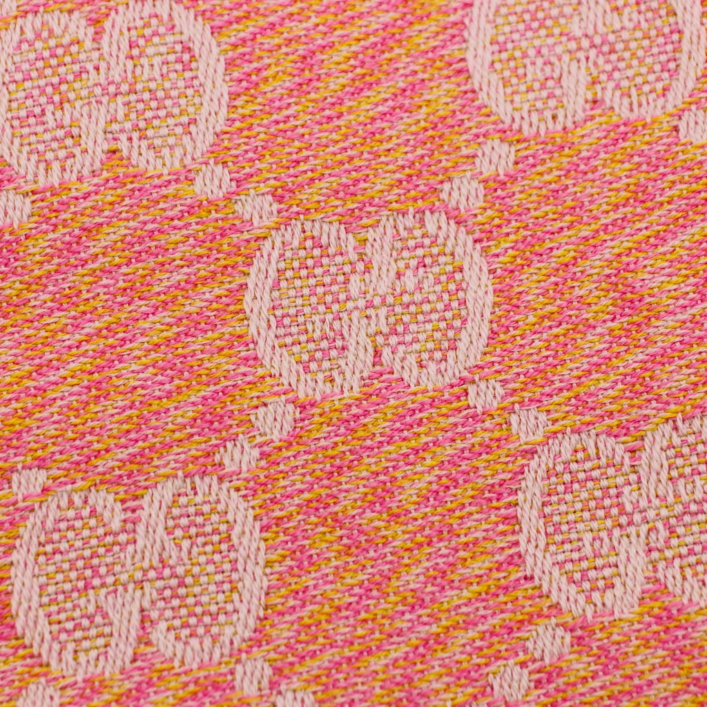 Gucci GG Pink Scarf Silk 627011 In Size 45x195