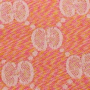 Gucci GG Pink Scarf Silk 627011 In Size 45x195