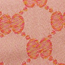 Gucci GG Pink Scarf Silk 627011 In Size 45x195