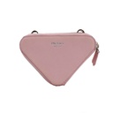 Prada Saffiano leather mini pouch bag in pink