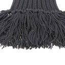 Gucci GG Black Long Bigne Scarf 601007