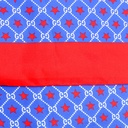 Gucci GG Red and Blue Silk Scarf 57361