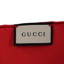 Gucci GG Red and Blue Silk Scarf 57361
