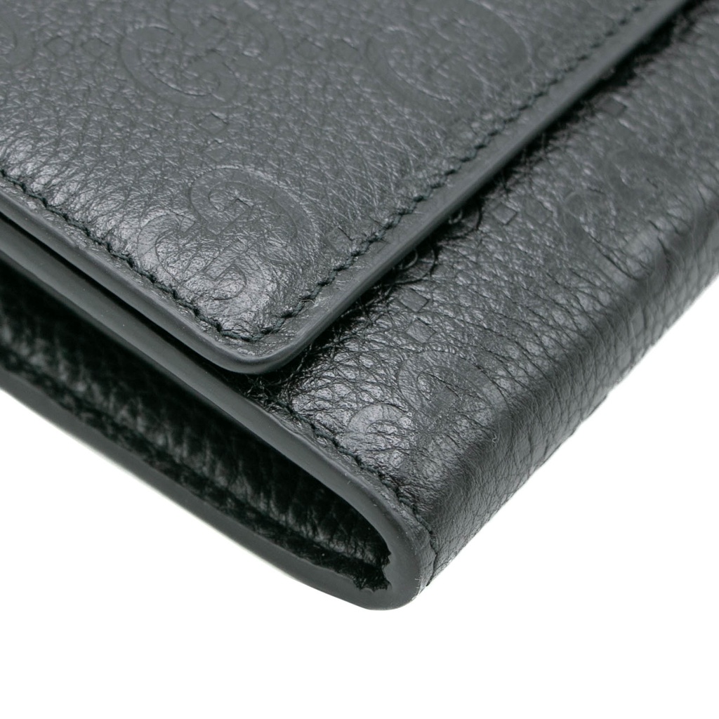 Gucci Guccissima Continental Wallet Black 815922