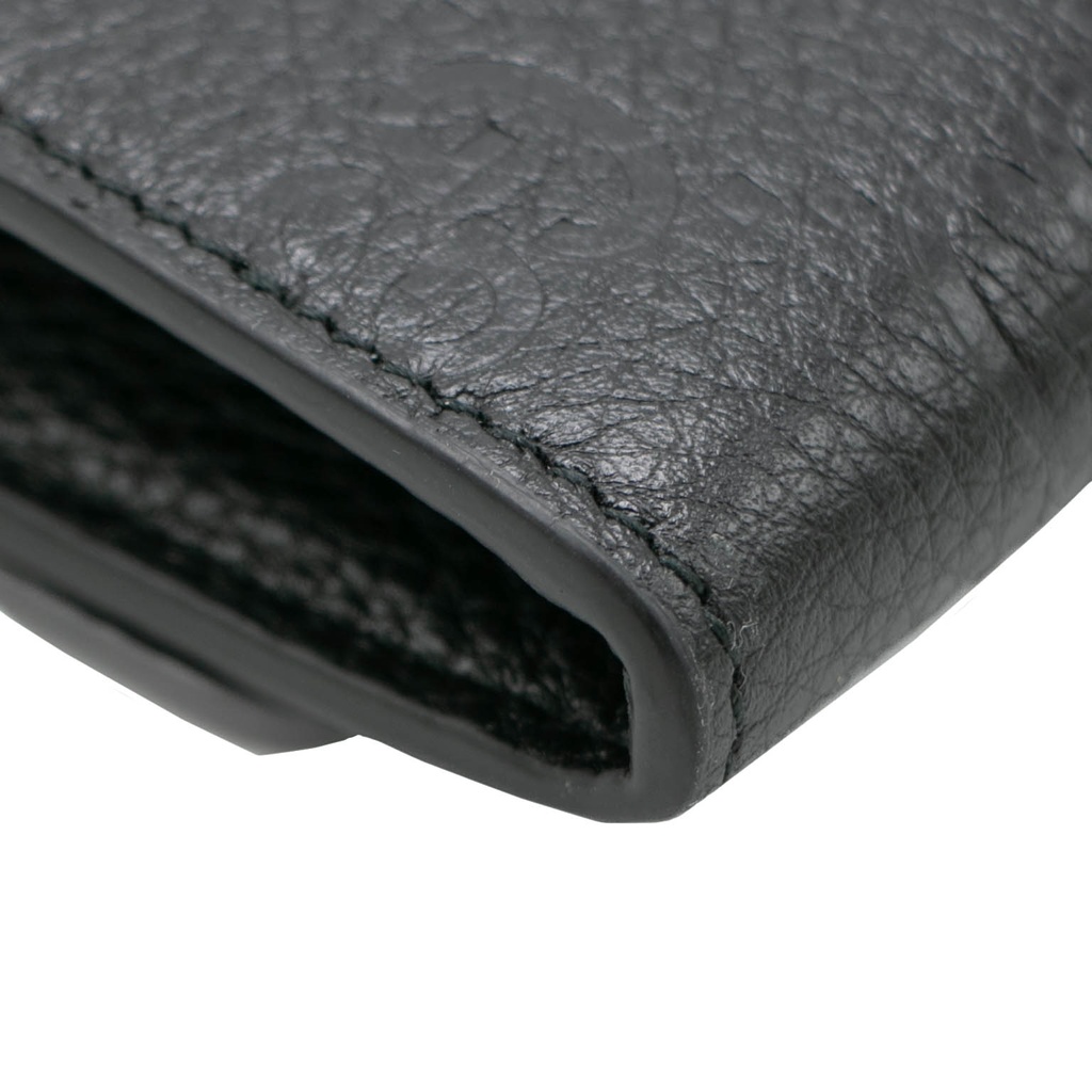 Gucci Guccissima Continental Wallet Black 815922