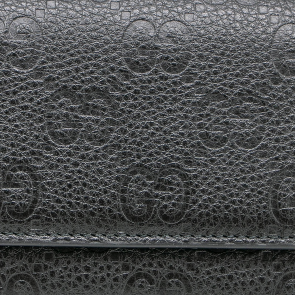 Gucci Guccissima Continental Wallet Black 815922
