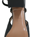 Christian Dior Idylle ballet heels in Lamskin Leather Black Size 37 1/2