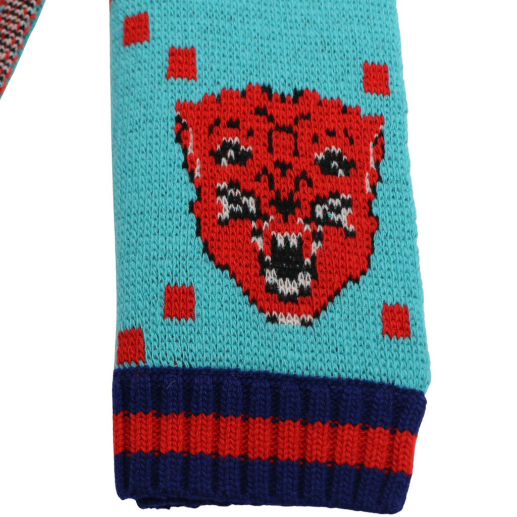 Gucci Multicolor Scarf 495842 In Size 20X200