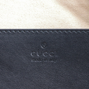 Gucci Leather GG Marmont Shoulder Bag Black 739166