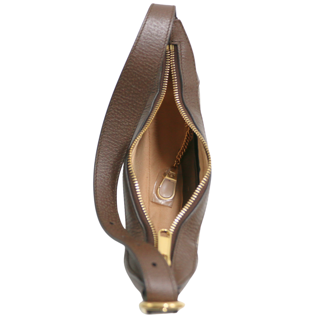 Gucci Ophidia Mini Beige And Ebony GG Supreme Canvas 658551