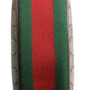 Gucci Ophidia Mini Beige And Ebony GG Supreme Canvas 658551