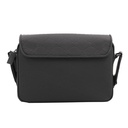 Gucci Gray GG Rubber Effect Leather Messenger 775097