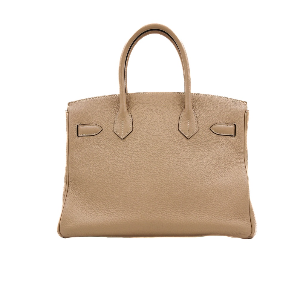 Hermes Birkin 30 Togo Leather Windbreaker Gray Gold Hardware Year 2016