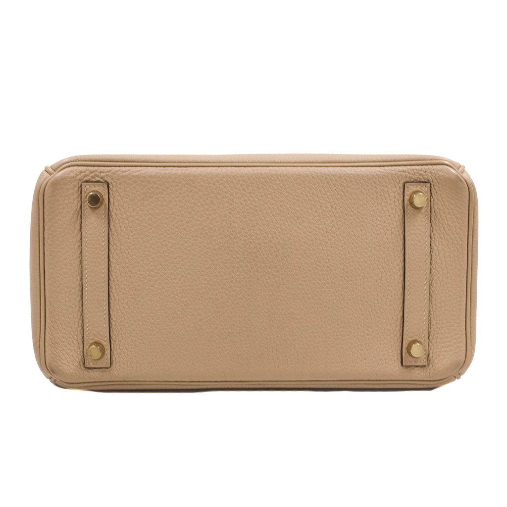 Hermes Birkin 30 Togo Leather Windbreaker Gray Gold Hardware Year 2016