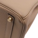 Hermes Birkin 30 Togo Leather Windbreaker Gray Gold Hardware Year 2016