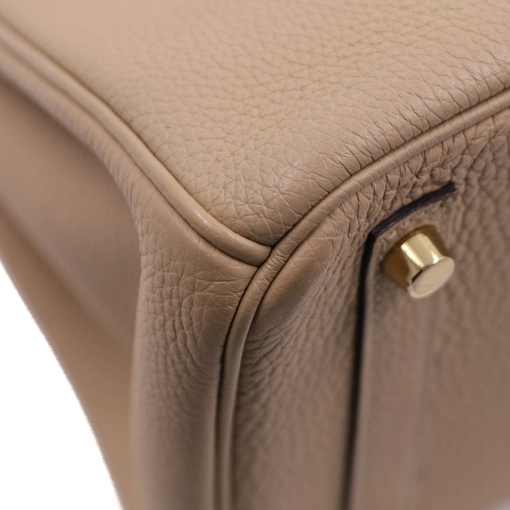 Hermes Birkin 30 Togo Leather Windbreaker Gray Gold Hardware Year 2016