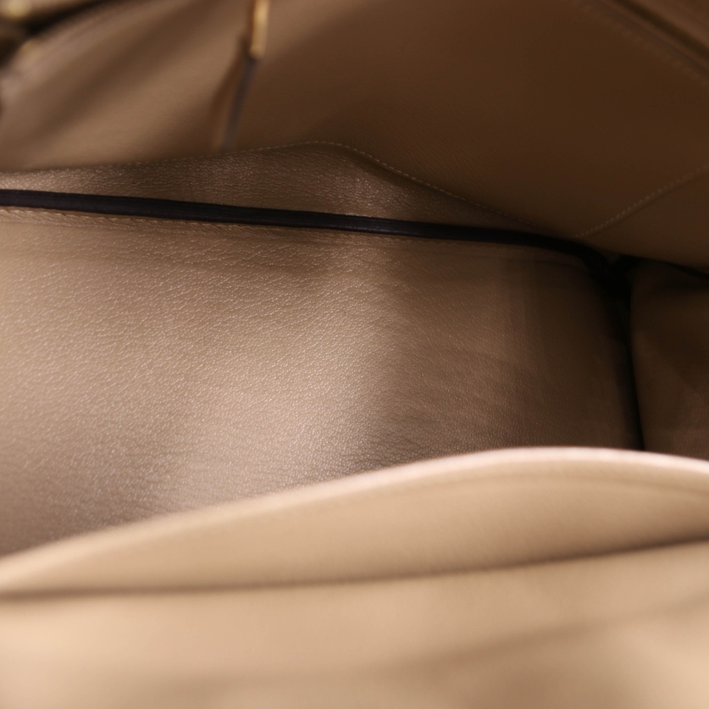 Hermes Birkin 30 Togo Leather Windbreaker Gray Gold Hardware Year 2016