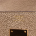 Hermes Birkin 30 Togo Leather Windbreaker Gray Gold Hardware Year 2016