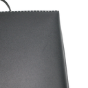 Hermes Kelly Sellier 28 Jet black white stitching Y2019