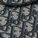 Christian Dior Oblique Mini Saddle Bag Blue