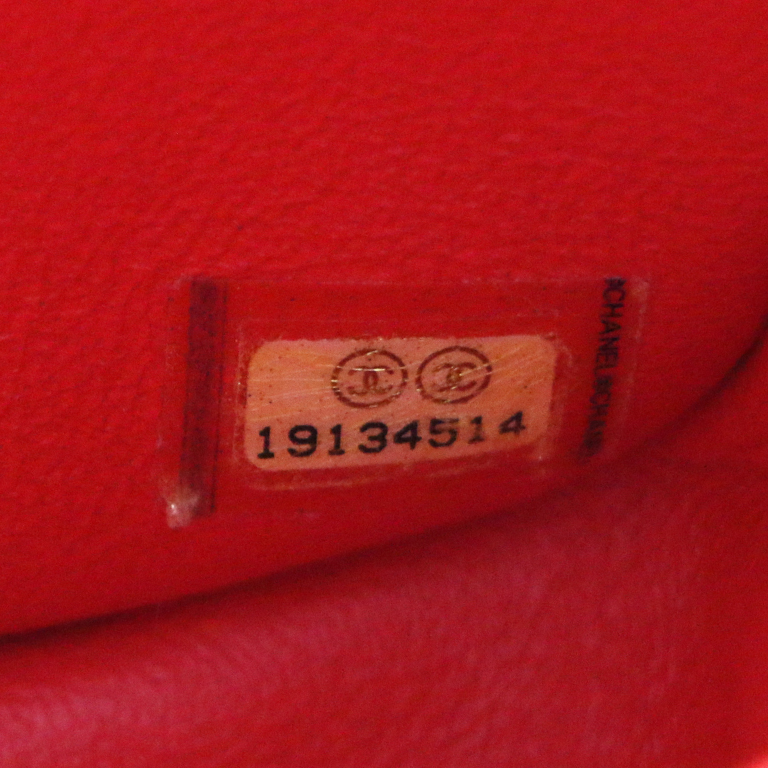 Chanel Classic Double Flap Jumbo Red Patent Leather