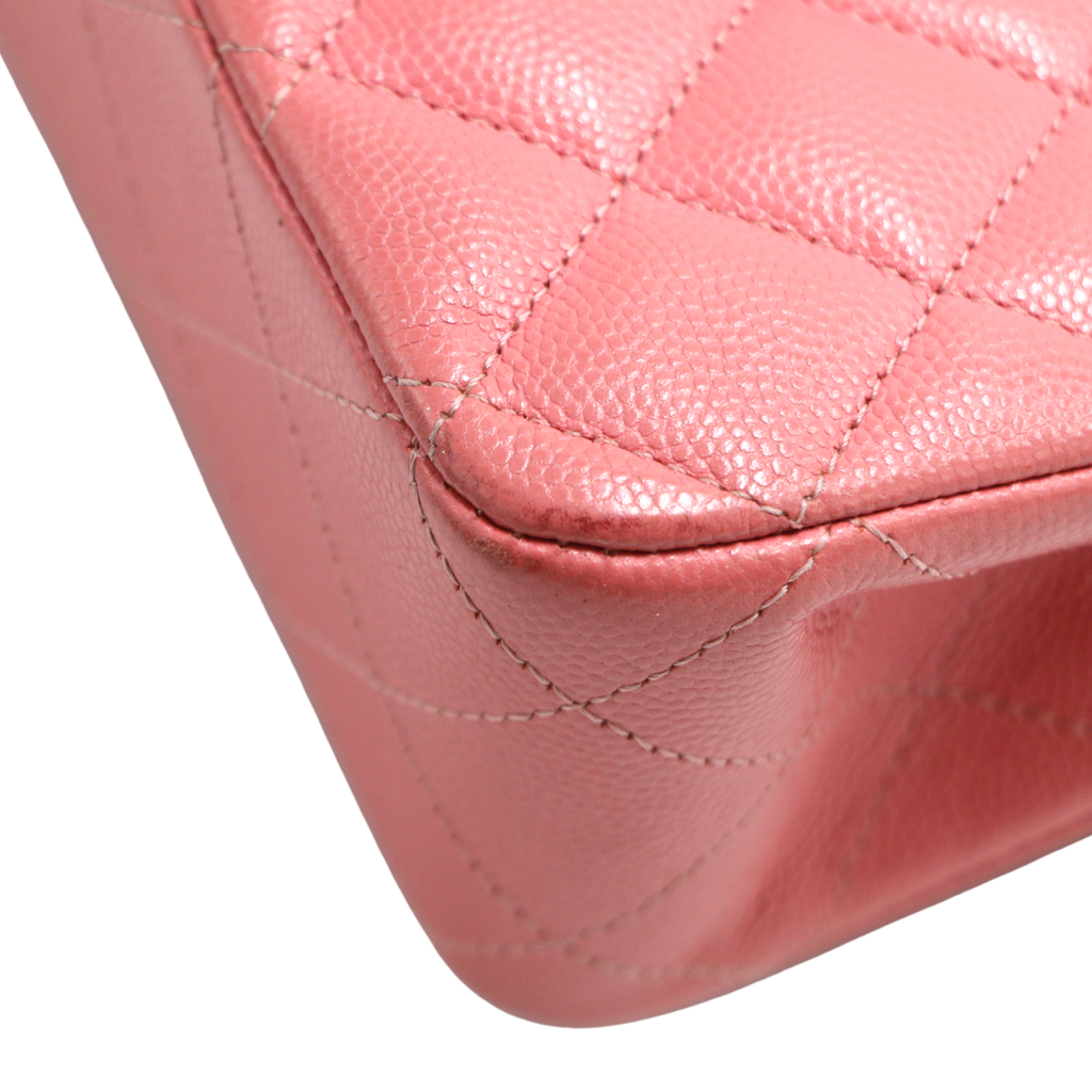 Chanel Classic Double Flap Medium Pink Caviar