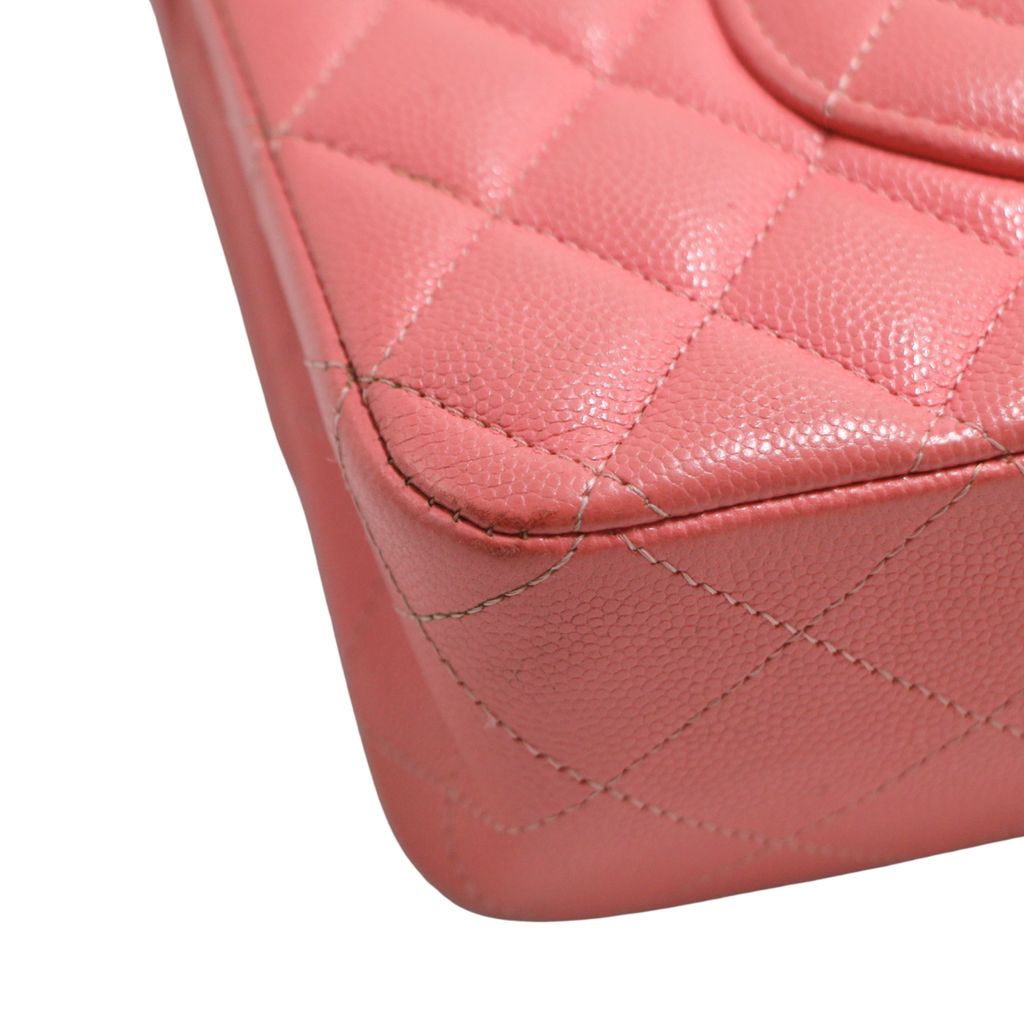 Chanel Classic Double Flap Medium Pink Caviar