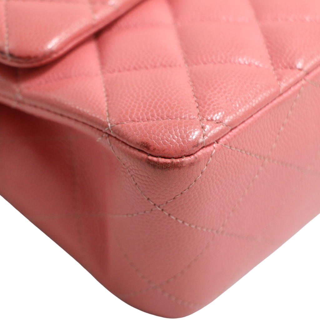 Chanel Classic Double Flap Medium Pink Caviar