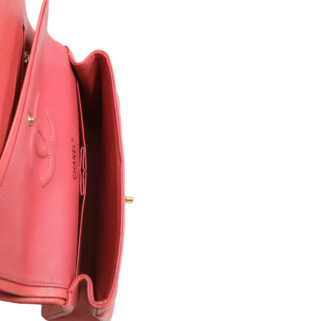 Chanel Classic Double Flap Medium Pink Caviar