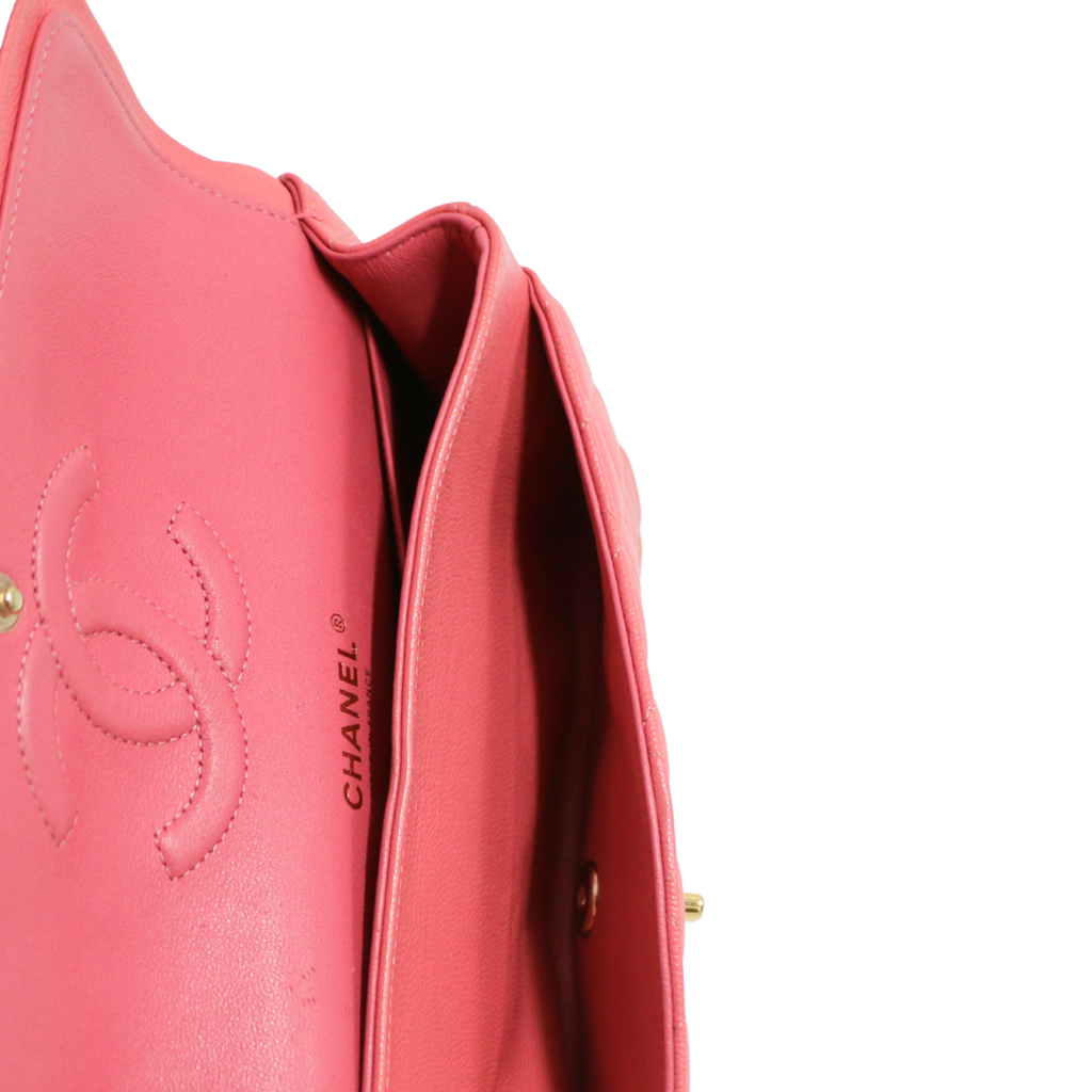 Chanel Classic Double Flap Medium Pink Caviar