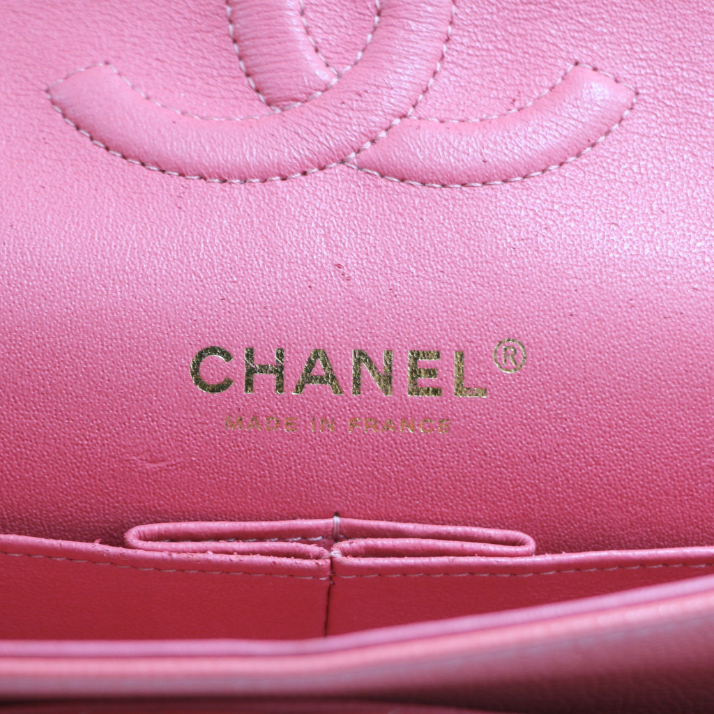 Chanel Classic Double Flap Medium Pink Caviar